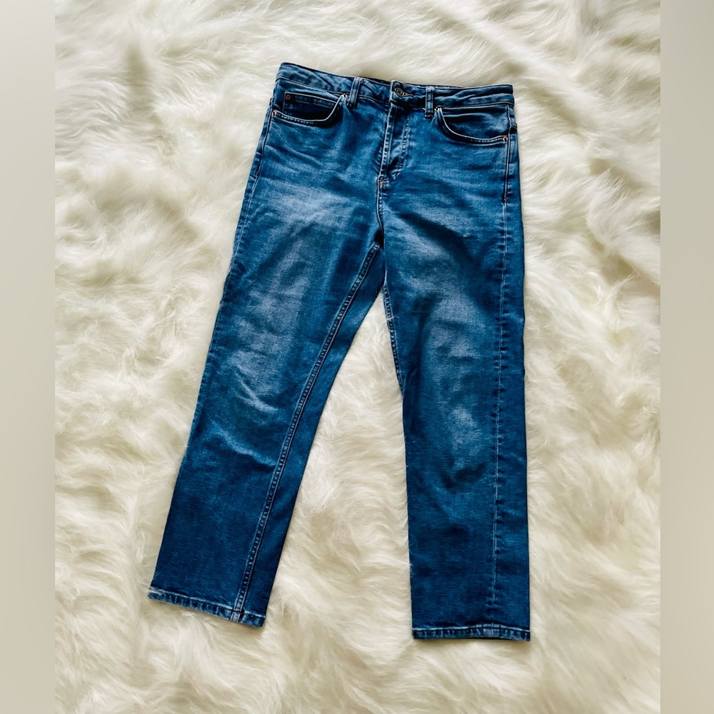 Topshop MOTO Straight Leg Boyfriend jeans